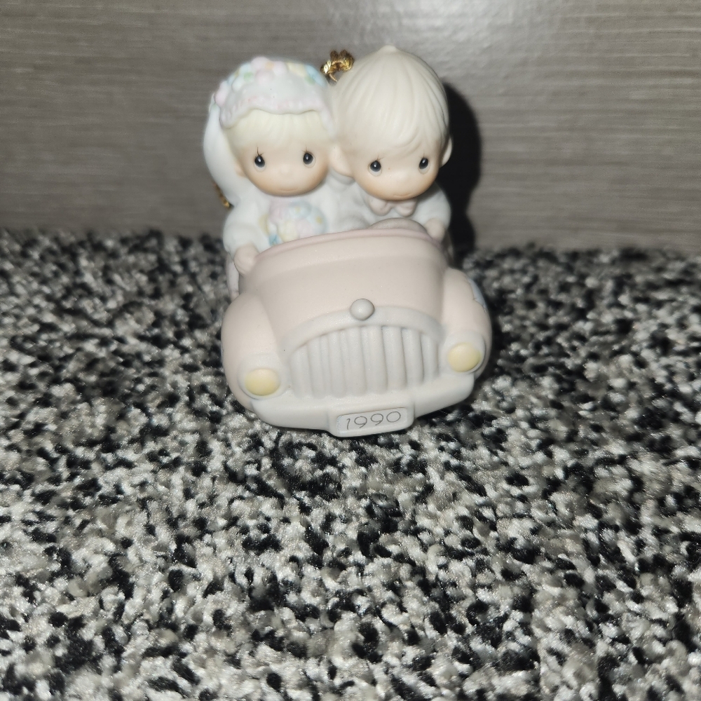 Vtg 1990 Precious Moments Our First Christmas Together Ornament, Married Wedding